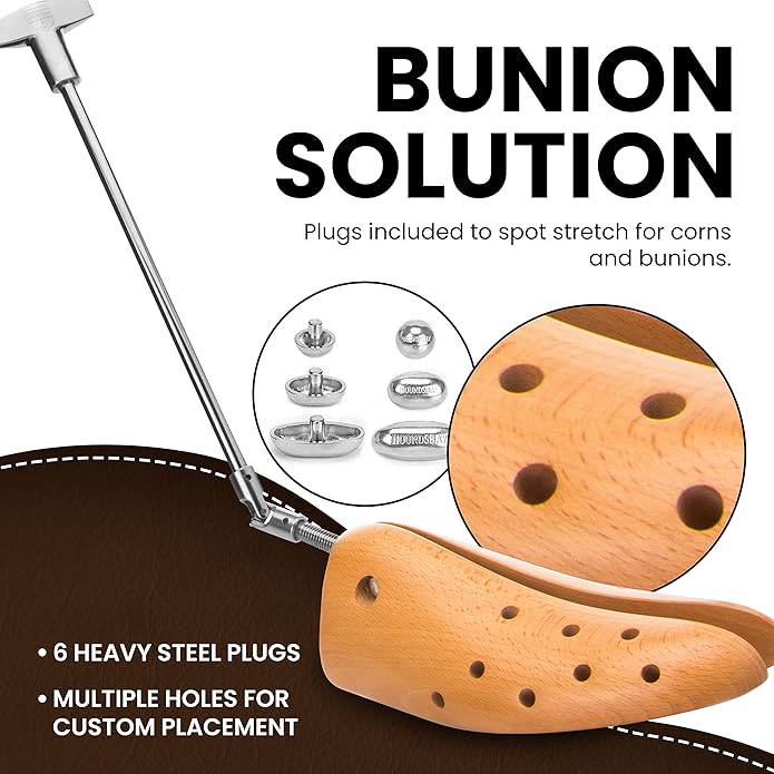 HOUNDSBAY Boxer Professional Boot Stretcher for Men and Women; Boot Expander Boot Shoe Stretchers For Wide Feet or Bunions