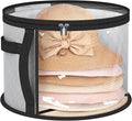 AOODA Oversized Clear Hat Storage Bag, Holds up to 7 Caps Cowboy Hat Organizer for Closet, Wide Brims Hat Case with Carrying Handles (Grey)