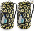 Laundry Bag Backpack, 2PCS Extra Large Travel Laundry Bag with Mesh Pocket & Adjustable Shoulder Straps,Dirty Clothes Travel Bag for College Students Dorm,Apartment(Sunflower)
