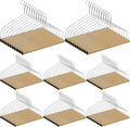 80 Sets Dry Cleaner Hangers 18 Inch Drapery Hanger and Tubes with Strong 10.5 Gauge Wire for Heavy Items