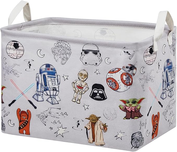 Room Nursery Decor,Baby Laundry Large Hamper Foldable With Waterproof Pe Coating,Dirty Clothes Basket Featuring The Child,Bedroom,Bathroom Set,Toy Bin,Kids Birthday Gifts (Square)