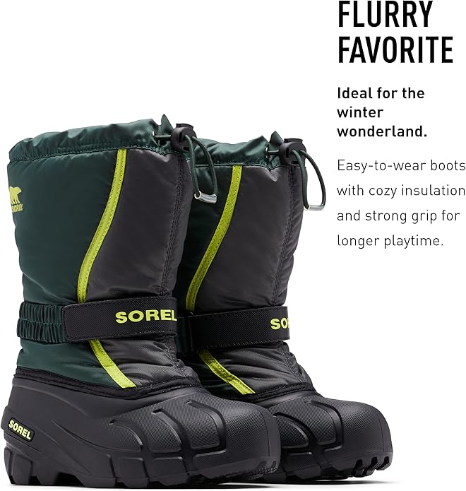 SOREL - Youth Flurry Winter Snow Boots for Kids