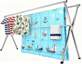 Clothes Drying Racks Outdoor, Updated Version,Stainless Steel Laundry Drying Rack for Indoor Outdoor and The Balcony,Length Adjustable Saves Space,with Windproof Hooks