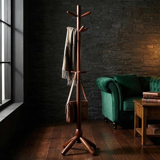 Cortesi Home Phoebe Wooden Coat Rack