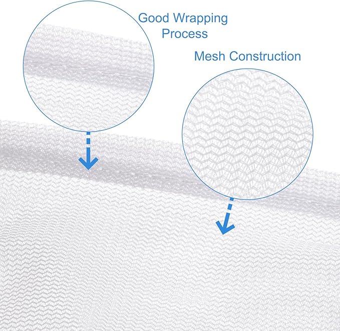 uxcell 2Pcs Shoes Washing Bag, 8.7 x 13 Inch Cylinder Fine Mesh Laundry Bags for Washing Machine Wash Sneakers, Slippers, Delicate, Underwear, White/Pink