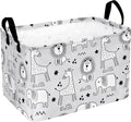 Kids Storage Basket Baby Foldable Toys Organizer Bins Decorative Gifts Bakset Waterproof Nursery Hamper Women Storage Cube Kids Laundry Basket for Home/Dorm/Kitchen/Pet/Office/Closet/Shelf/