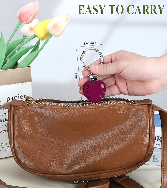 Hat Clip - Hat Holder for Travel on Bag - Silicone Hands Free Hat Clip for Purse Luggage - Protect Hat from Falling