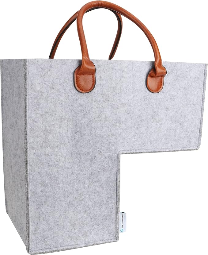 SAM AND MABEL Stair Basket (Light Gray)