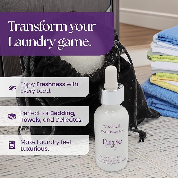 Laundry Scent Booster | Fabric Scent Booster for Wool Dryer Balls | In-Wash Scent Booster for Fresh, Long-Lasting Laundry - Linen and Sunshine 1 Oz