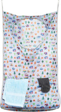 Kay&J Hanging Laundry Hamper, with Side Mesh for Extra Large Capacity, Handy RV accessory and Camper Decor, 32x19 Inch, Over the Door Laundry Bag