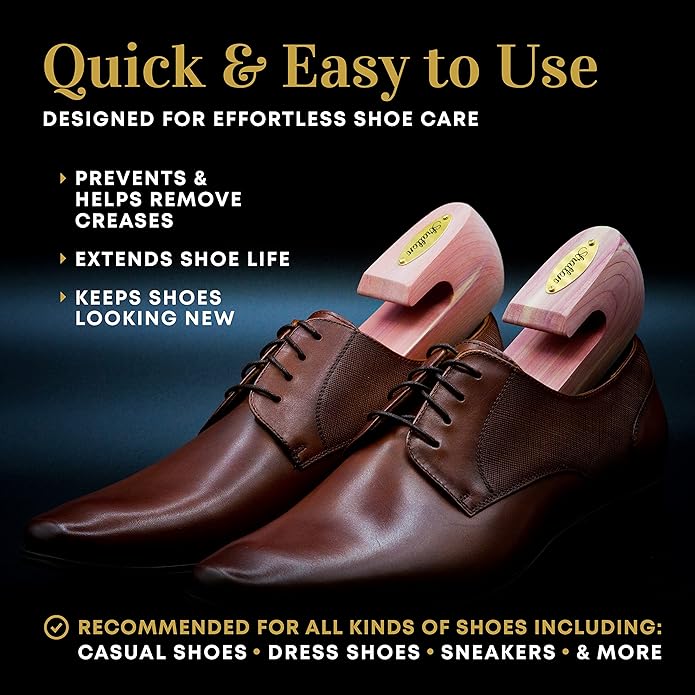 Stratton Cedar Shoe Tree - Shoe Trees for Men & Women, Sneakers, Widener & Shaper | GROWN IN USA