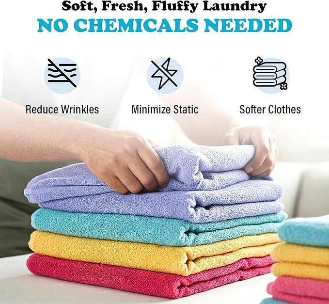 Wool Dryer Balls - Smart Sheep 3-Pack - XL Premium Natural Fabric Softener Award-Winning - Wool Balls Replaces Dryer Sheets - Wool Balls for Dryer - Laundry Balls for Dryer (Playful Pups)
