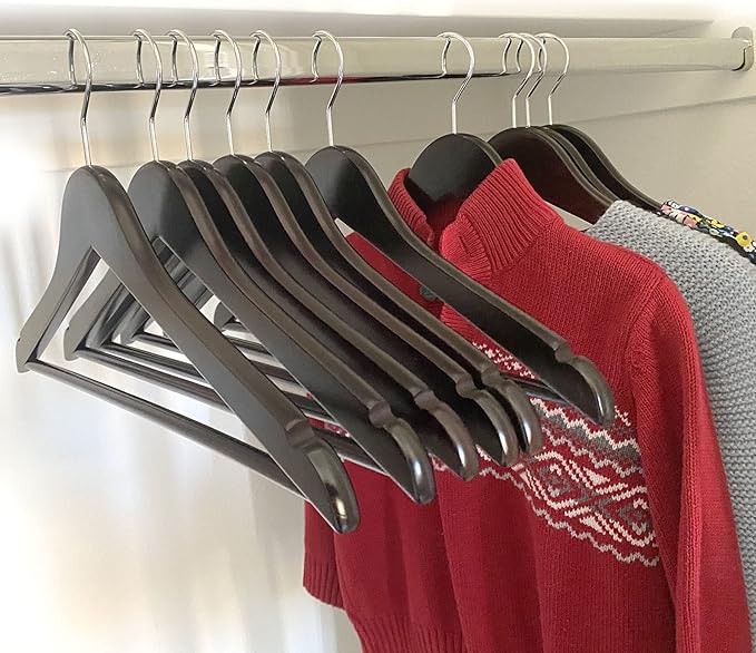 Kids Hangers (Espresso Wood, Children Hangers 4T-10)