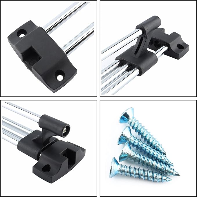 Heavy Duty Retractable Closet Pull Out Rod, Wardrobe Clothes Hanger Rail and Towel Holder, Space-Saving Pull Out Rod (Polished, 30cm / 11.8 Inches)