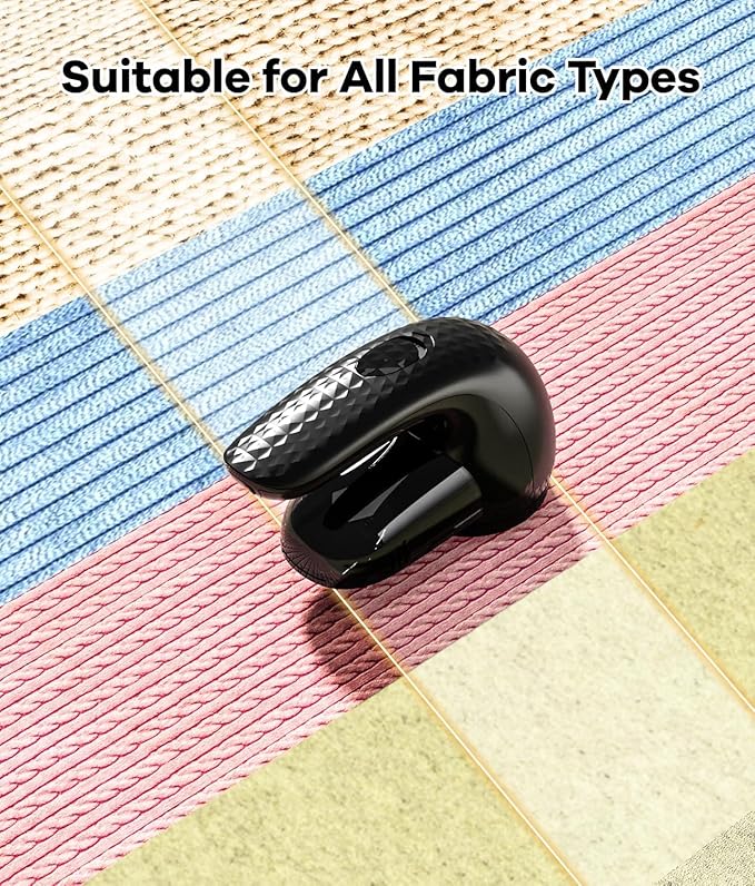 Lint Remover, Fabric Shaver for Clothes and Furniture, Sweater Shaver with 6-Leaf Blades & Safety Lock, Lint Shaver Fabric Shaver 4 Times Efficiency to Remove Pilling