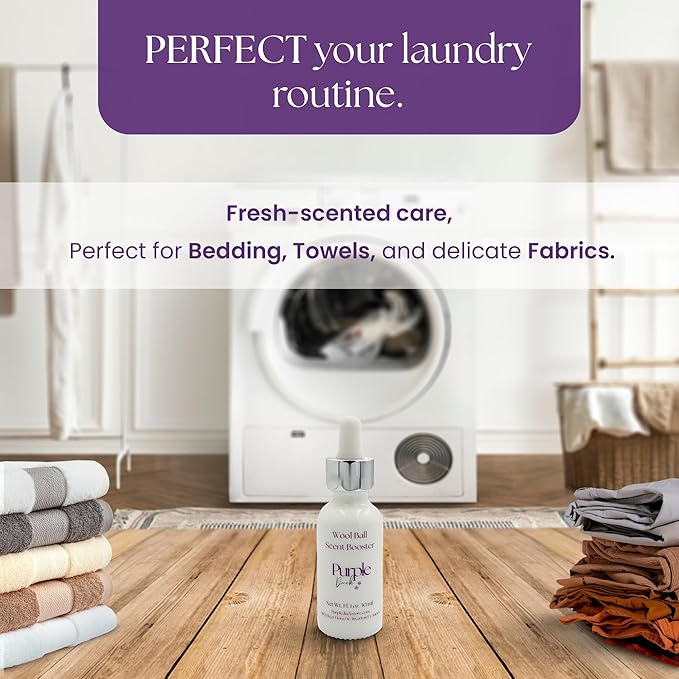Laundry Scent Booster | Fabric Scent Booster for Wool Dryer Balls | In-Wash Scent Booster for Fresh, Long-Lasting Laundry - Linen and Sunshine 1 Oz