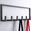 DEKADRON Metal Coat Rack Wall Mounted – Multi-Hook Hanging Rack for Coats, Bags & Hats – Easy Install, Rust-Resistant, Indoor & Outdoor Use (7 Hook (Small Size): 60cm(W) x 20cm(H) x 8cm(D))
