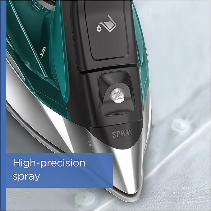 Rowenta Pro Master Stainless Steel Soleplate Steam Iron for Clothes,210g/min,400 Microsteam Holes,Cotton,Wool,Poly,Silk,Linen,Nylon,1775 Watts Iron Steamer- Clothes,Powerful Steam DW8360(Pack of 3)