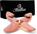 STRATTON MEN’S ADJUSTABLE SPLIT TOE CEDAR SHOE TREE | 2-PACK | GROWN IN USA | GREAT GIFT FOR MEN