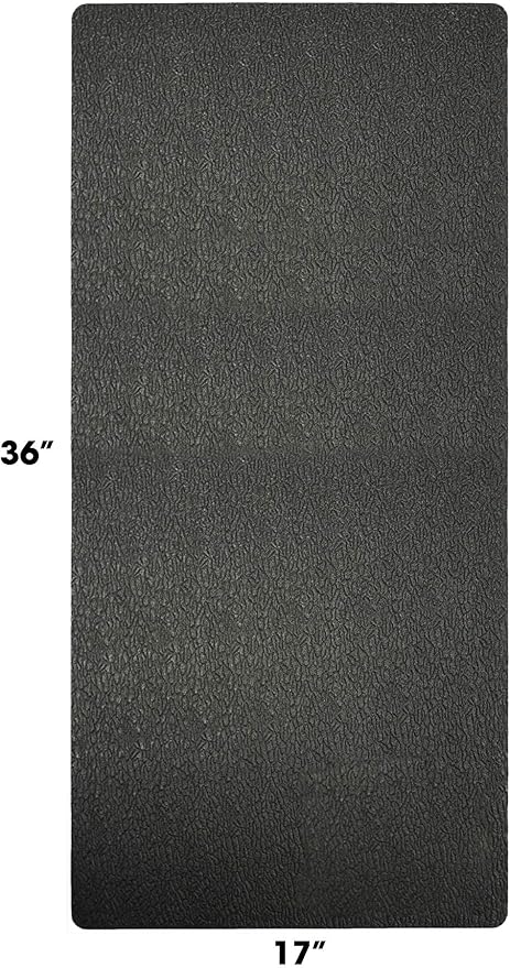 Cottage Mills Stay-in-Place Machine Mat - 17" x 36" - Calms Vibration and Dampens Noise. Made in USA.