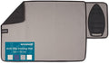 Encasa XO Ironing Mat/Pad (Small 28"x20") with 3mm Padding, Anti-Skid Design & Silicone Iron Rest for Steam Pressing on Tabletop or Bed - Heat Resistant, Portable, Quilting & Travel Blanket - Beige