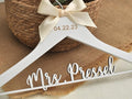 Personalized Bride Hanger - Wedding Gift for Bridesmaid & Honor Maid - Graduation Dress Hanger