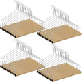 40 Sets Dry Cleaner Hangers - 18" Drapery and Tablecloth Hangers with Strong 10.5 Gauge Wire for Heavy Items