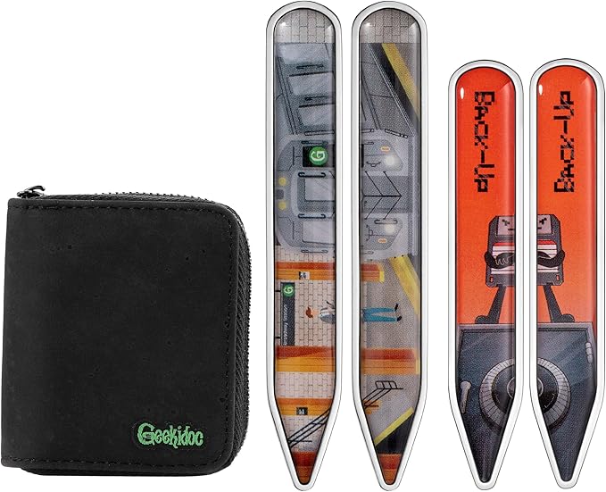 Stainless Steel Collar Stays for Men | Collar Insert Set Made with Surgical Grade Stainless Steel