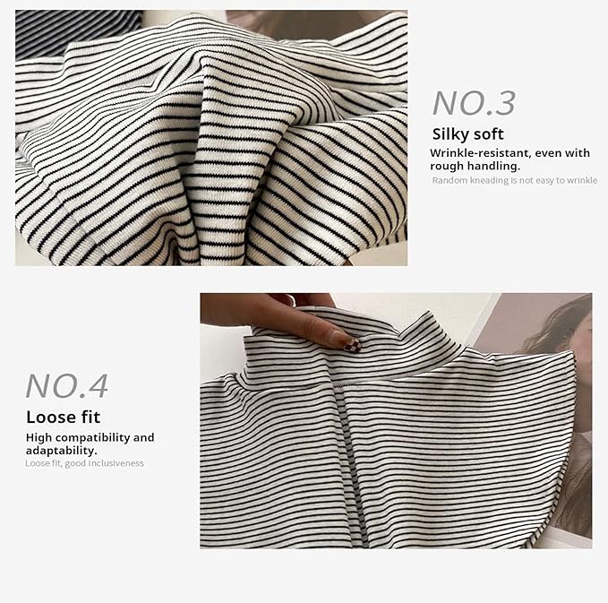 Fake Collar Detachable Turtleneck Dickey collar Half Blouse Pullover False Collars for Women Men in Sweater
