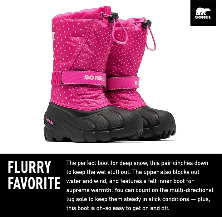 SOREL - Youth Flurry Winter Snow Boots for Kids