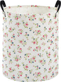 Kids Laundry Basket Flower Hamper for Nursery Animal Hamper Cute Kids Storage Bin Room Decor for Home(Flower)