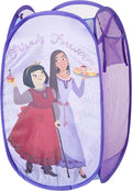 Disney Wish Pop Up Hamper with Durable Carry Handles, 21'' H x 13.5'' W X 13.5'' L