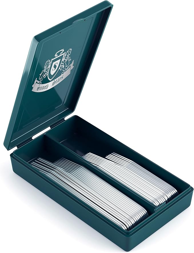 36 Premium Metal Collar Stays – Multiple Sizes