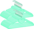 Green Velvet Hangers 50 Pack, 16" Non Slip Adult Hangers, Slim Clothes Hanger with 360 Degree Swivel Hook - Durable & Cute