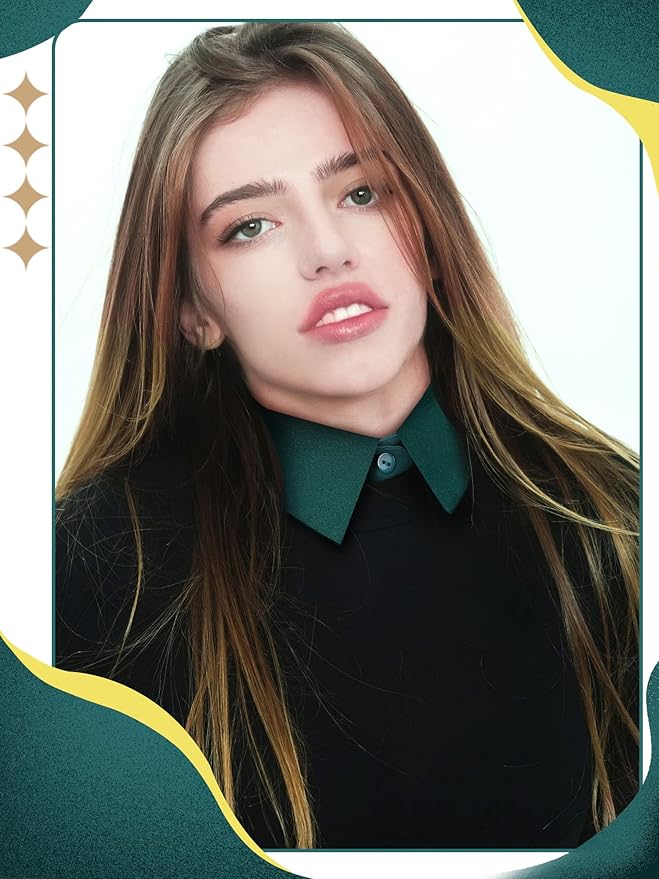 Syhood 4 Pcs Fake Collar Detachable False Dicky Collar Half Shirts Round for Women Outfits Halloween Costume Accessories