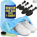 2 Pcs Shoe Washing Machine Bag – 360° Deep Clean, Reusable Laundry Bag for Washer and Dryer–Sneaker Cleaner Bag (Blue)