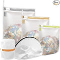 Mesh Laundry Bags, Washing Machine Wash Bags, Reusable and Durable Mesh Wash Bags for Delicates Blouse, Hosiery, Underwear, Bra, Lingerie Baby Clothes - 5 Different Size