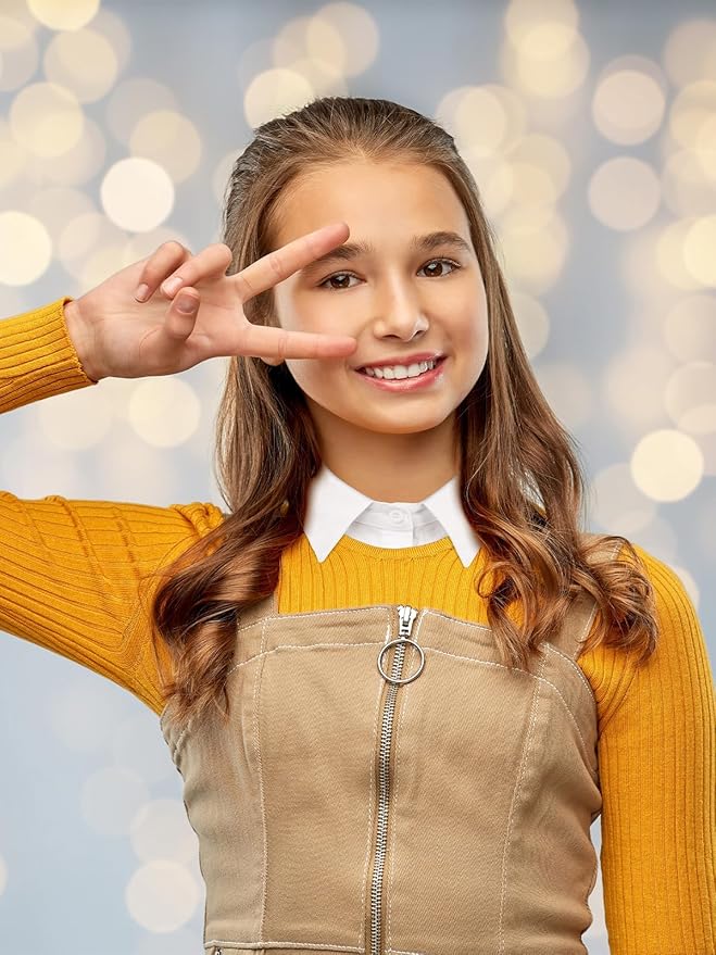 Kalkehay Detachable Dickey Collar Blouse for Women, Fake Half Shirts Faux False Collar for Girls Favors