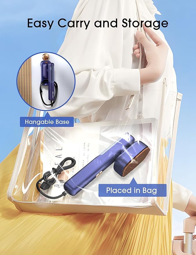 Travel Steamer for Clothes, Portable Mini Clothes irons