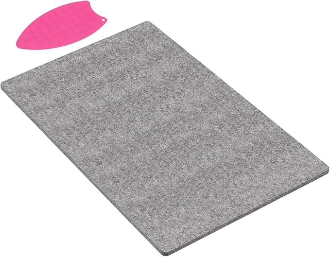 HARFINGTON Wool Pressing Mat 26" x 19" Wool Ironing Pad Sewing Notions for Crafts Quilter Quilting