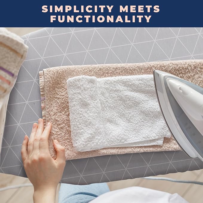 12 X 30 Tabletop Ironing Board Cover and Pad, Fits Small,Table Top and Mini Boards, Extra Thick Heavy Duty Padded with Extra White Superior Felt, Scorch and Stain Resistant with Elasticized Edges