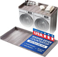 OfficeSimpli Washer Dryer Countertop, Made in USA, Non-Slip Pads, Laundry Room Wood Topper, Washer Dryer Cover for Top, Laundry Countertop, Laminate Finish (Iconic Maple, Standard (27.5" x 54"))