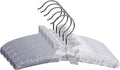 Little Things Mean A Lot Children's 10" Padded Hangers - White Metal Hook 5PK