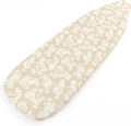 Encasa XO Ironing Board Cover with 4mm Extra Thick Felt Pad for Steam Press – Beige - (Fits Standard Boards of Medium, 42"x14") Elastic Fitting, Heat Reflective, Protective