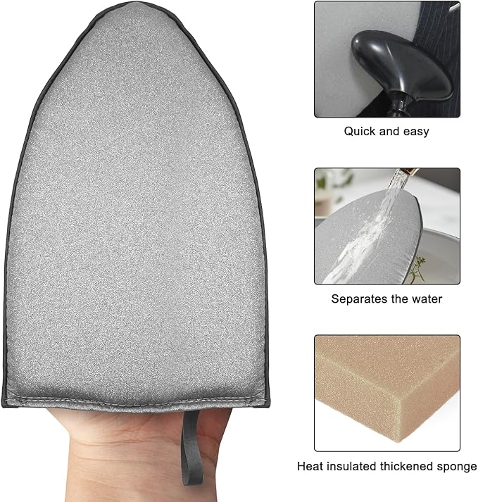 Garment Steamer Ironing Gloves Anti Steam Glove Heat Resistant Garment Steamer Mitt Accessories for Clothes,Heat resistant clothing steam engine gloves