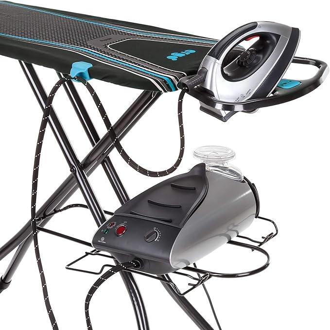 Minky Homecare Ergo Plus Ironing Board, 48" x 15", Black Multi