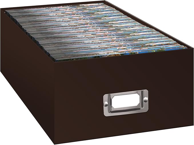 Pioneer Photo Albums B-1S/DB B-1S Photo Storage Box, Dark Brown