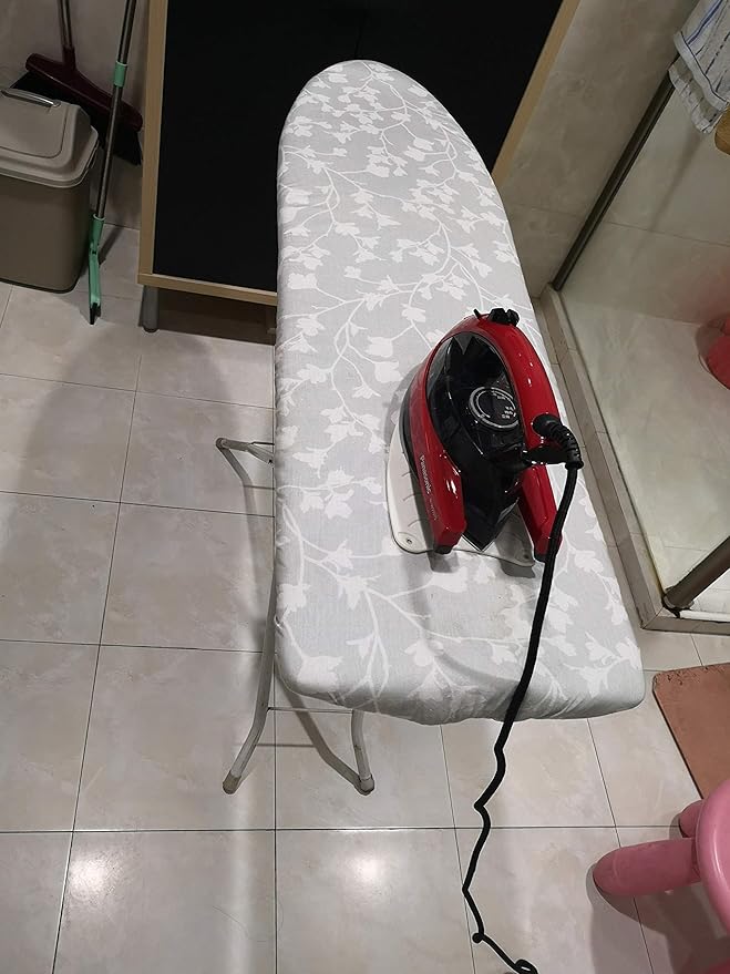 J&J Home Fashion Extra Wide 18x48 Ironing Board Cover with Pad