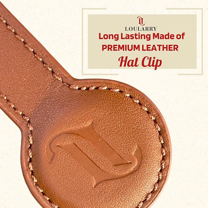 Magnetic Hat Clip for Travel on Bag | Fashionable Travel Accessories For Women | Leather Hat Holder With Strong Magnet For Handbags, Purses, Backpacks, Luggage, And Totes