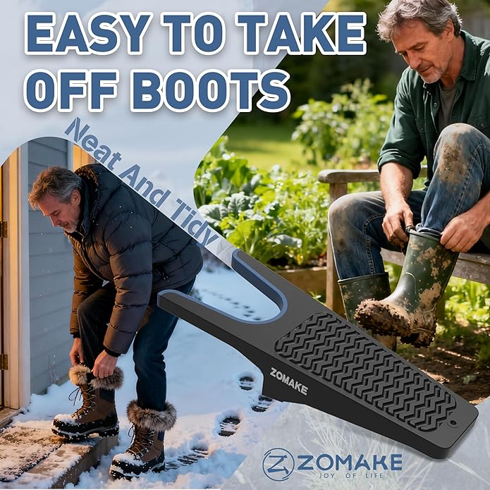 ZOMAKE Boot Jack,Boot Remover for Cowboy Boots,Boot Puller Boot Take Off Helper Boot Removal Tool for Men,Shoe Remover Helper